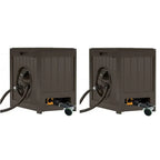 Aquawinder Water Powered Auto Rewind Yard Hose Reel, Java, 125-Foot Capacity - 2 Pack