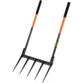 VEVOR Broad Fork Garden Tool, 5 Tines, 20 in Wide - SS-SYS-0012