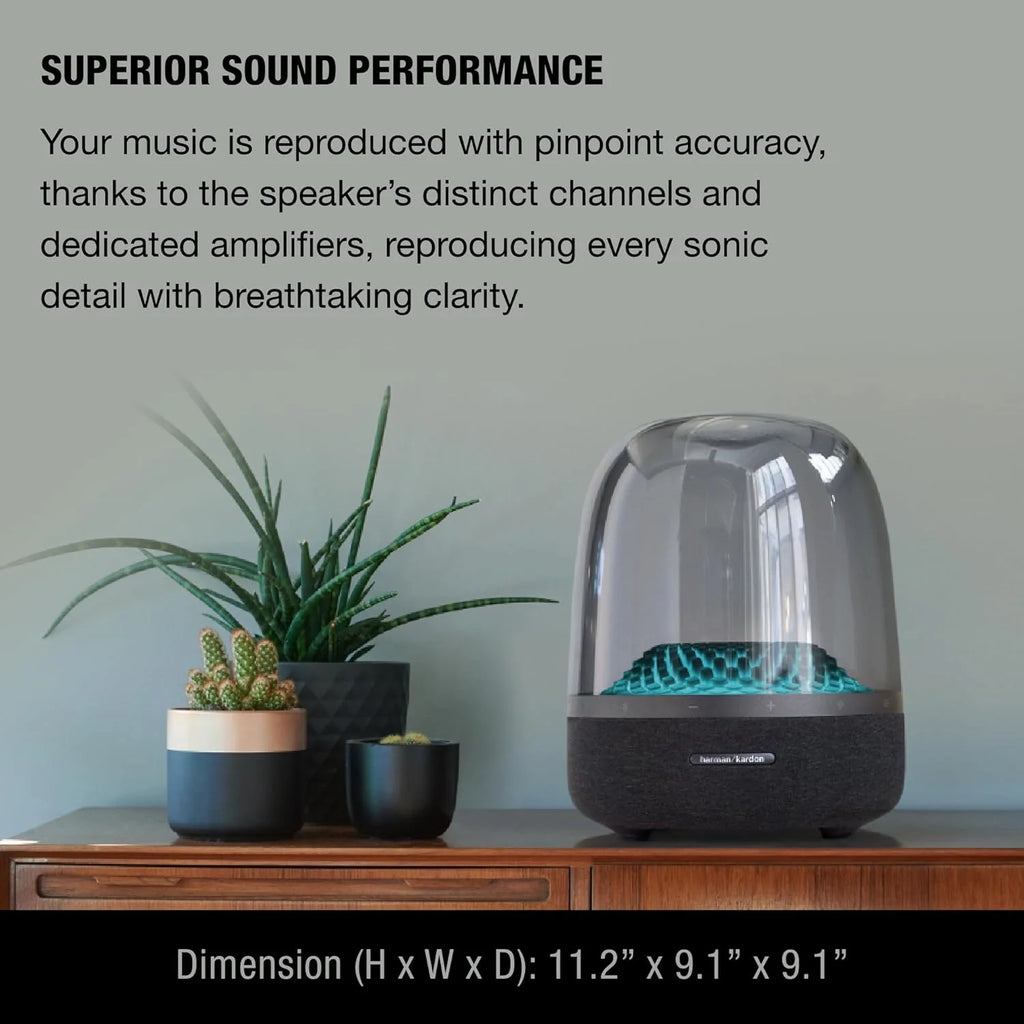 Harman Kardon Bluetooth Home Speaker, 100 Watts - Aura Studio 4