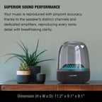 Harman Kardon Bluetooth Home Speaker, 100 Watts - Aura Studio 4
