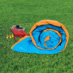 BANZAI Inflatable Aqua Splash Park With 2 Slides, 262 x 212 x 118 Inches - Pipeline Twist