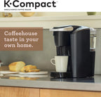 Keurig K-Compact Single-Serve K-Cup Pod Coffee Maker, Black, 36 oz - MAIN-85544