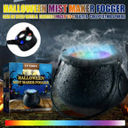 Generic Halloween Fog Machine With Color-Changing LED Light - Black, 1 Count