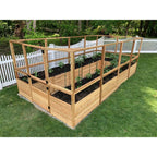 Outdoor Living Today Cedar Garden In A Box With Deer Fencing, 8 ft. x 16 ft. - RB816DFO