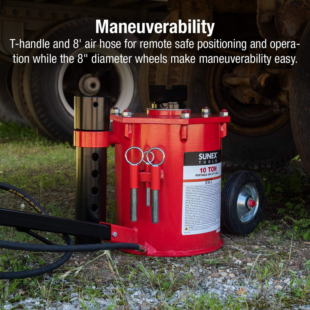 10-Ton Portable Air Lift Jack - 6710