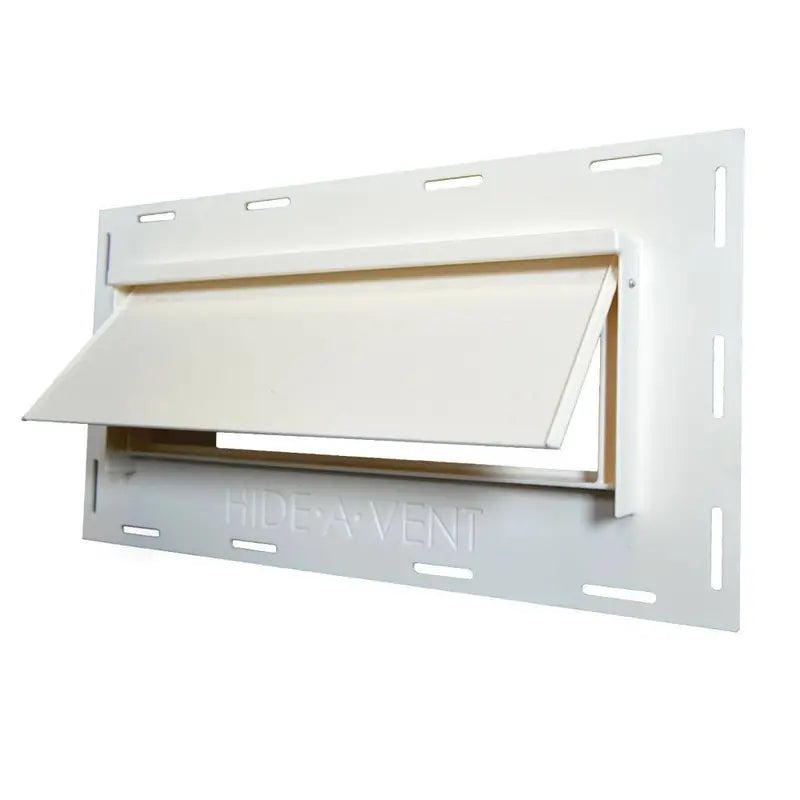 HIDE-A-VENT 10 in. Rectangular Exterior Vent for Kitchen Exhaust Fans - Model B