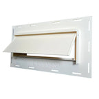HIDE-A-VENT 10 in. Rectangular Exterior Vent for Kitchen Exhaust Fans - Model B