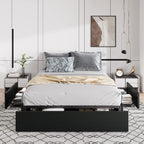 Allewie Queen Platform Bed Frame With 3 Storage Drawers
