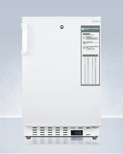 20in Wide Built-In Vaccine All-Freezer, ADA Compliant -25C