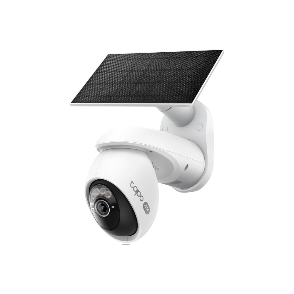 Tapo 4K Outdoor Wireless Battery Security Camera With Solar Panel And 360 Degree Pan - Tapo C660 KIT