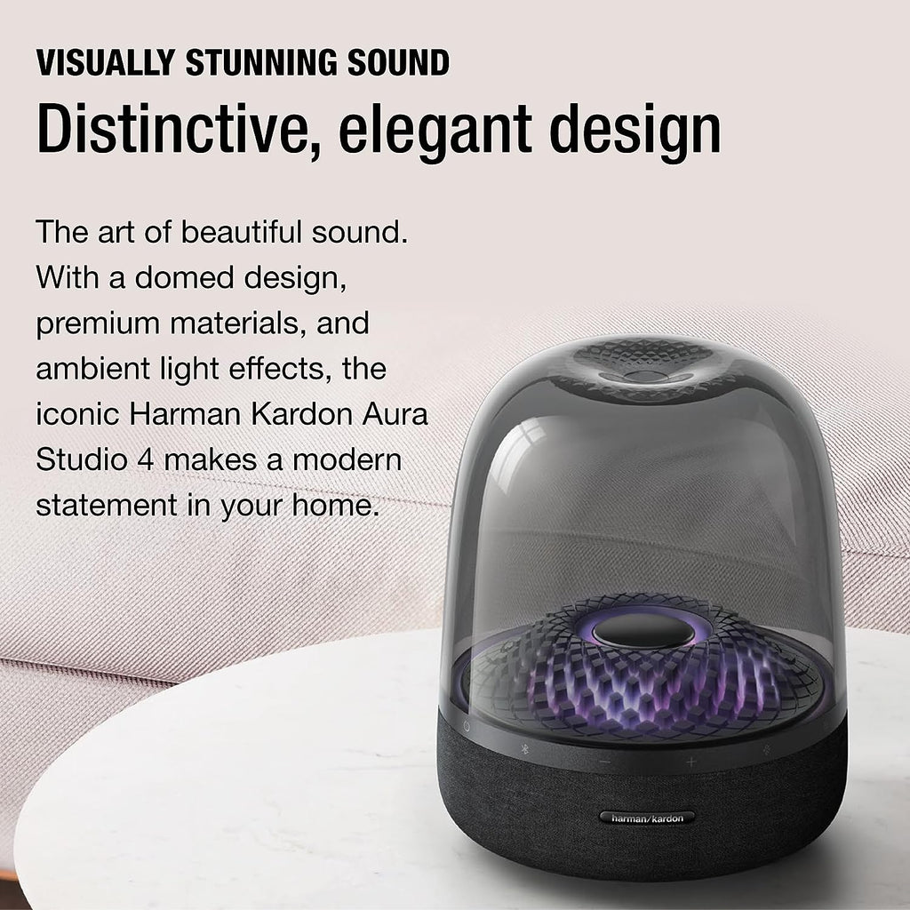 Harman Kardon Bluetooth Home Speaker, 100 Watts - Aura Studio 4
