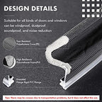 V-Shaped Q Foam Kerf Door Weather Stripping, 0.57 Inch