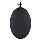 Modern Round Wall Mirror With Decorative Metal Frame