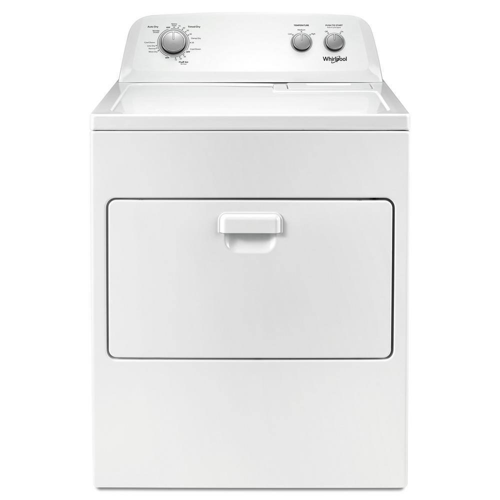 7.0 Cu. Ft. Electric Dryer - White