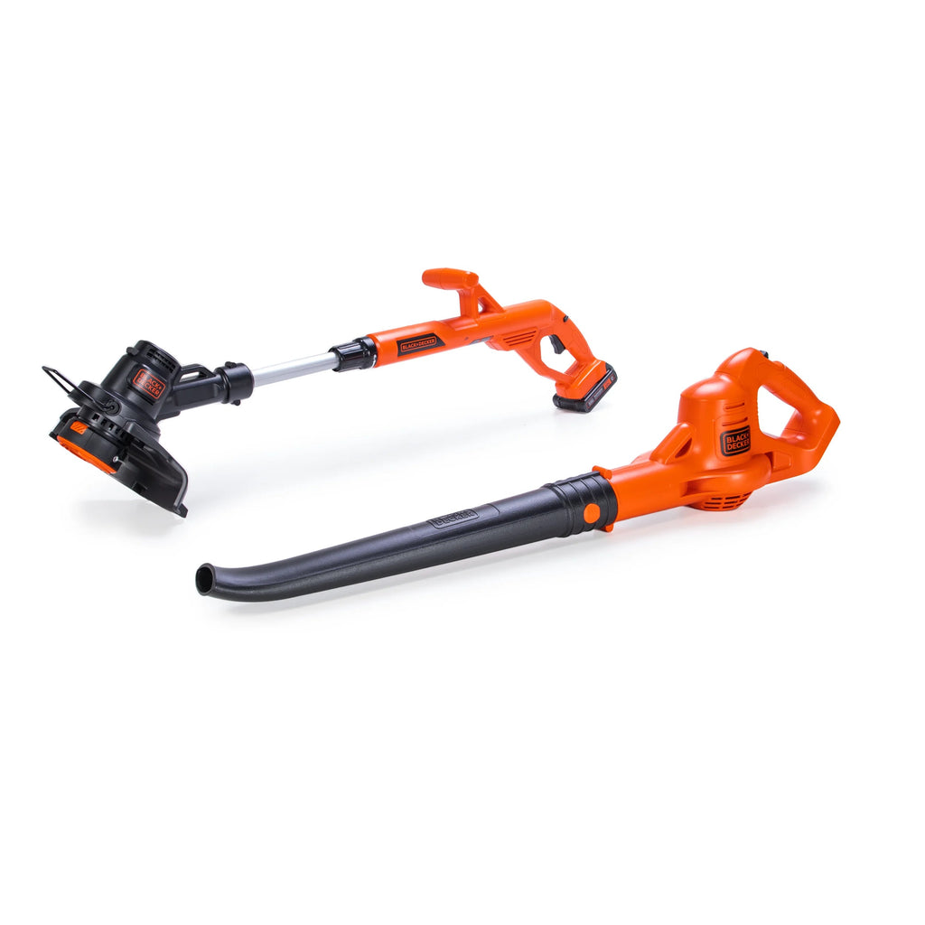 BLACK+DECKER 20V MAX Lithium 10 In. String Trimmer/Edger And Hard Surface Sweeper Combo Kit - LCC221