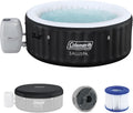 Coleman SaluSpa Inflatable Hot Tub, 2-4 Person, 177 Gallons, Black - Miami