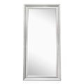Full Length Beaded Frame Mirror, 66" H x 32" W - Freestanding Or Wall Mounted