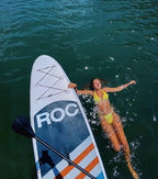 ROC Inflatable Stand-Up Paddle Board With Anti-Slip Comfortable Deck