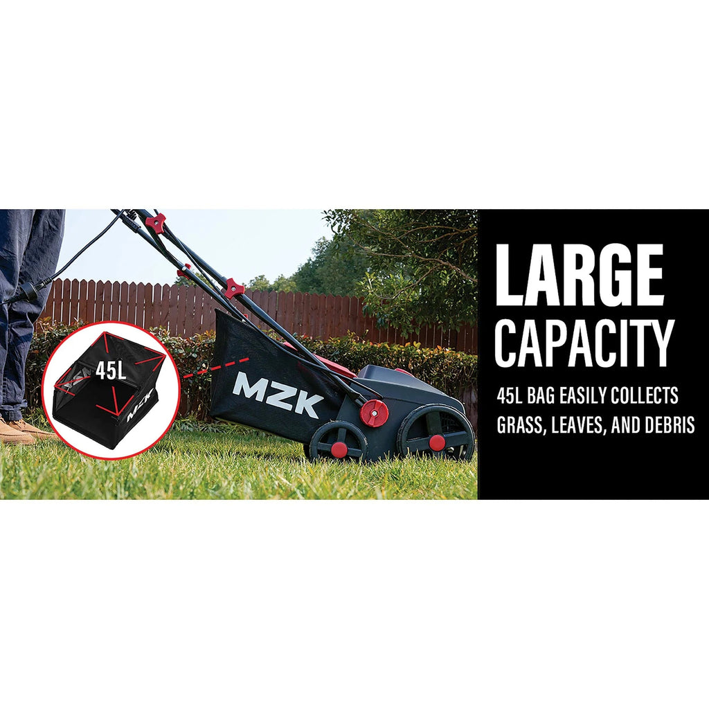 Mzk Electric Dethatcher & Scarifier, 12 Amp, 13in Rake Path