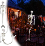 AnuirheiH Mermaid Skeleton Halloween Decoration, 33.5 inch Plastic - B0CDGLWCGY