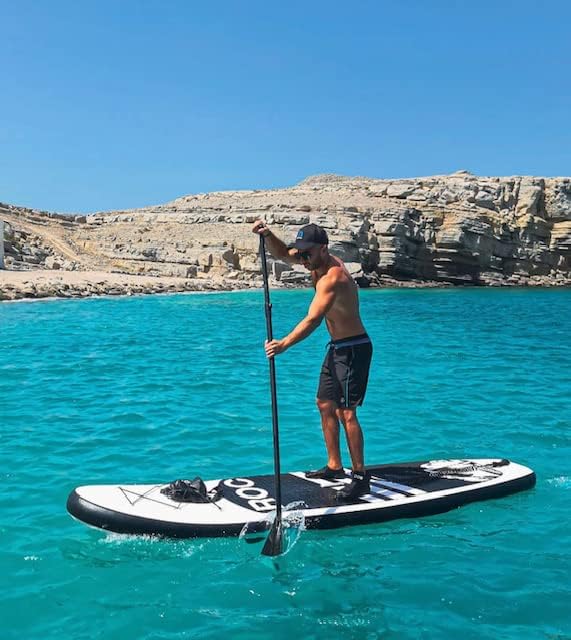 ROC Inflatable Stand-Up Paddle Board With Anti-Slip Comfortable Deck