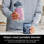 Ninja Blast Max Personal Cordless Blender, 22 oz, Navy - BC251NV (Refurbished)
