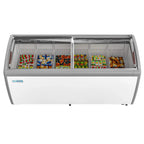 KoolMore Commercial Ice Cream Display Freezer, 71 in., 20 cu. ft.