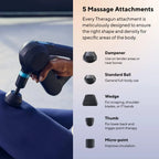 TheraGun Elite Deep Tissue Percussion Massage Gun, Black, 5th Generation