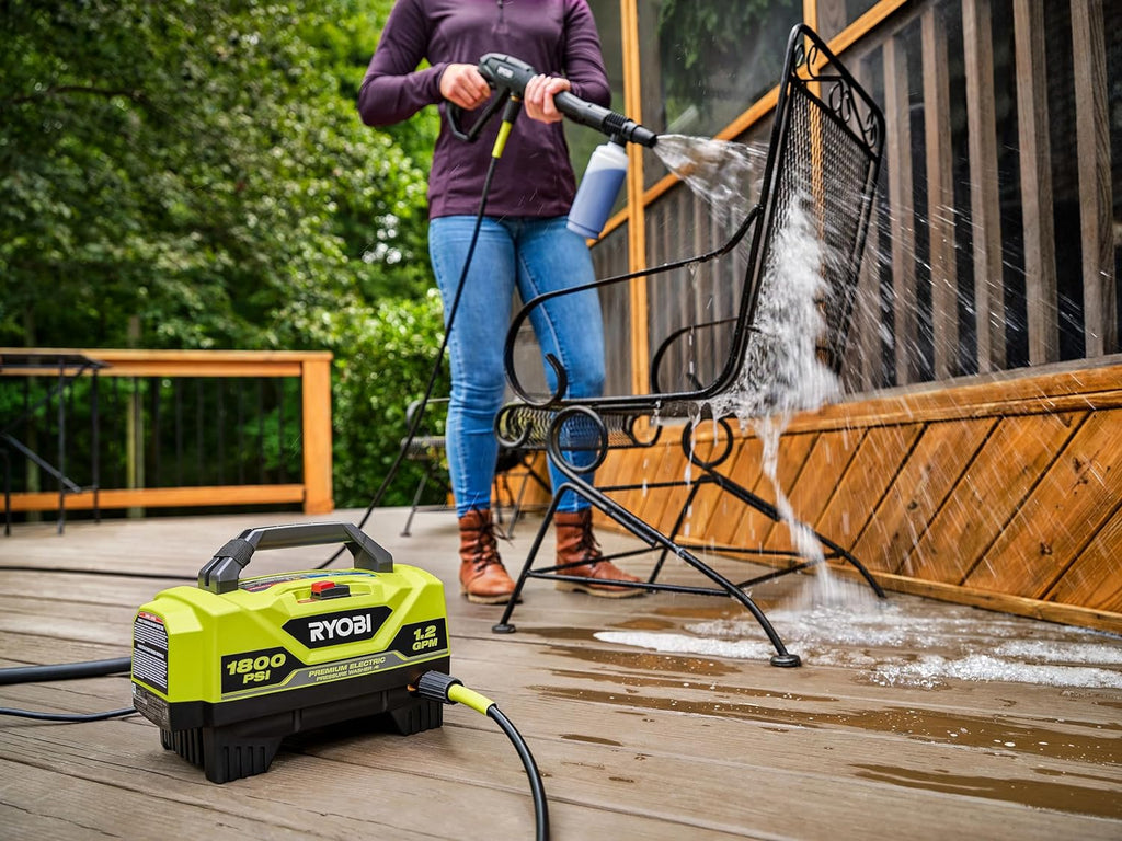 RYOBI 1800 PSI Electric Pressure Washer - 13 Amp