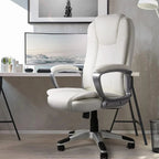 High-Back Ergonomic Leather Executive Office Chair, 400 lb Capacity