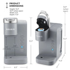 Keurig Single-Serve K-Cup Pod Coffee Maker, White - K-Iced Essentials