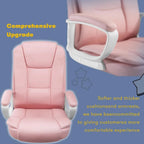 High-Back Ergonomic Leather Executive Office Chair, 400 lb Capacity