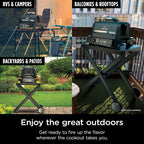 Ninja 7-in-1 Portable Electric Outdoor Grill And Smoker With Thermometer, Grey - OG751BRN