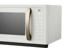 Beautiful 1.1 Cu ft 1000W Sensor Microwave Oven, White Icing