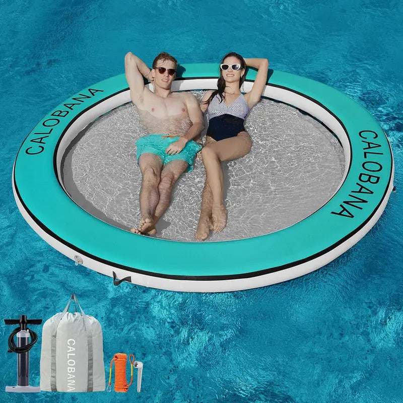 Inflatable Floating Ring Hammock And River Tube - 6-Circle, 8-Circle, 10-Circle Or 3-6-Circle