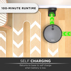 iHome AutoVac Juno Robot Vacuum With Mapping Technology, 120 Min Runtime
