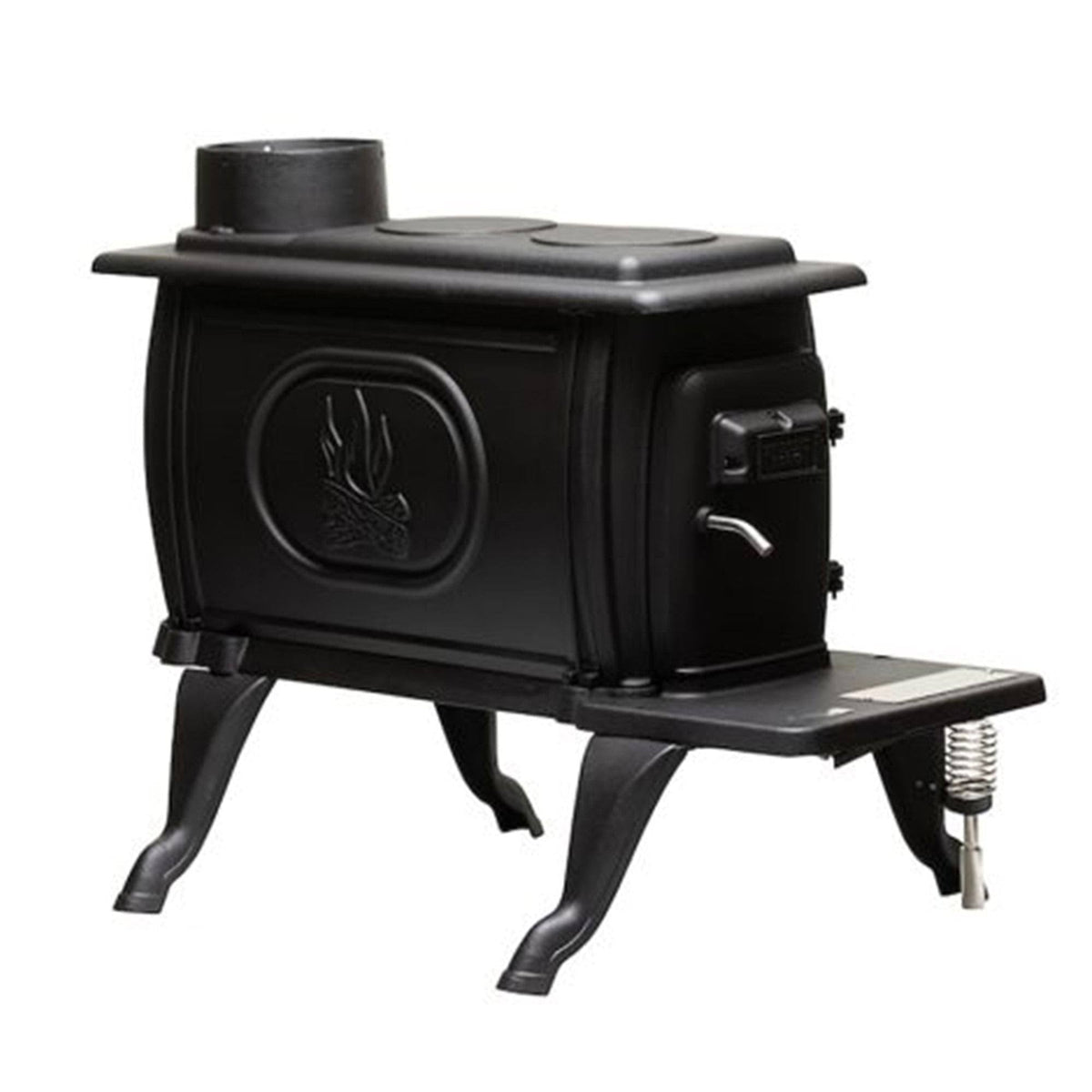 US Stove Cast Iron Wood Stove, 900 Sq. Ft. - US1269E