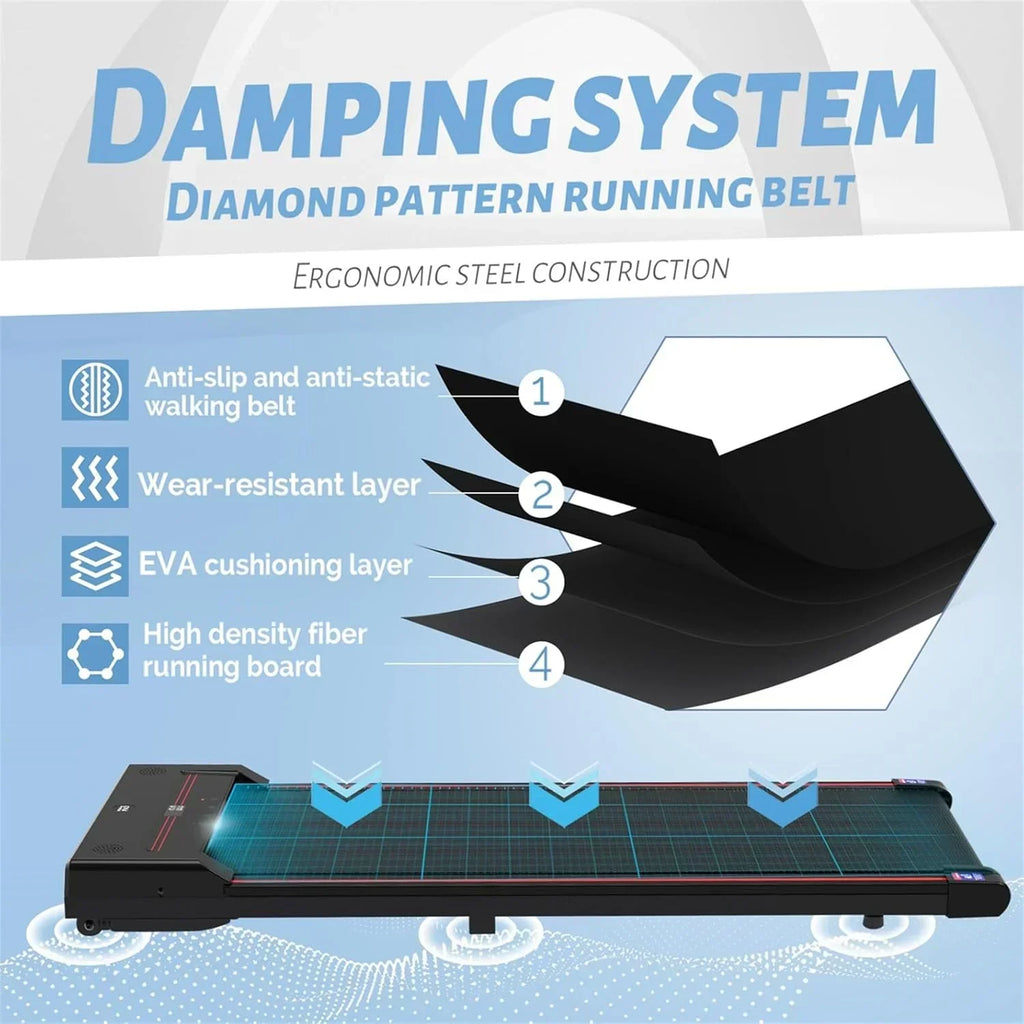 Walking Vibration Pad 2.5HP 39 x 21 x 3.5 in - RM-01