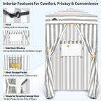 EAGLE PEAK Ultra Compact 4 ft x 4 ft Pop-Up Changing Room Canopy - Flex