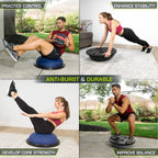 ProsourceFit Balance Trainer With Resistance Bands - Black
