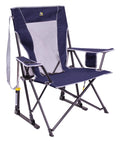 GCI Outdoor Comfort Pro Rocker Foldable Rocking Camp Chair, Indigo