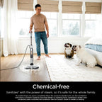 All-in-One Hard Floor Steam Mop Multi-Surface Steam Cleaner With Steam Blaster