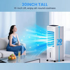 4-in-1 Evaporative Air Cooler With Aroma Box, Remote, 30 inch, 2 Gal Water Tank