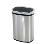 Bigacc 13 Gallon 50 Liter Automatic Stainless Steel Kitchen Trash Can - Automatic-Silver