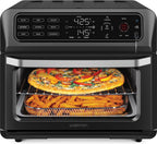 Chefman 12-in-1 Air Fryer Oven Combo With Probe Thermometer, 20 Qt - RJ50-SST2-PB