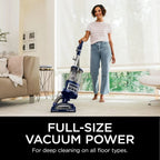 Upright Vacuum Navigator Lift-Away Deluxe With Large Dust Cup Capacity, HEPA Filter, Blue - NV360
