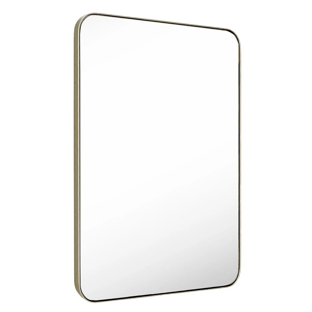 Metal Wall Mounted Decorative Mirror - Vertical Or Horizontal Hanging