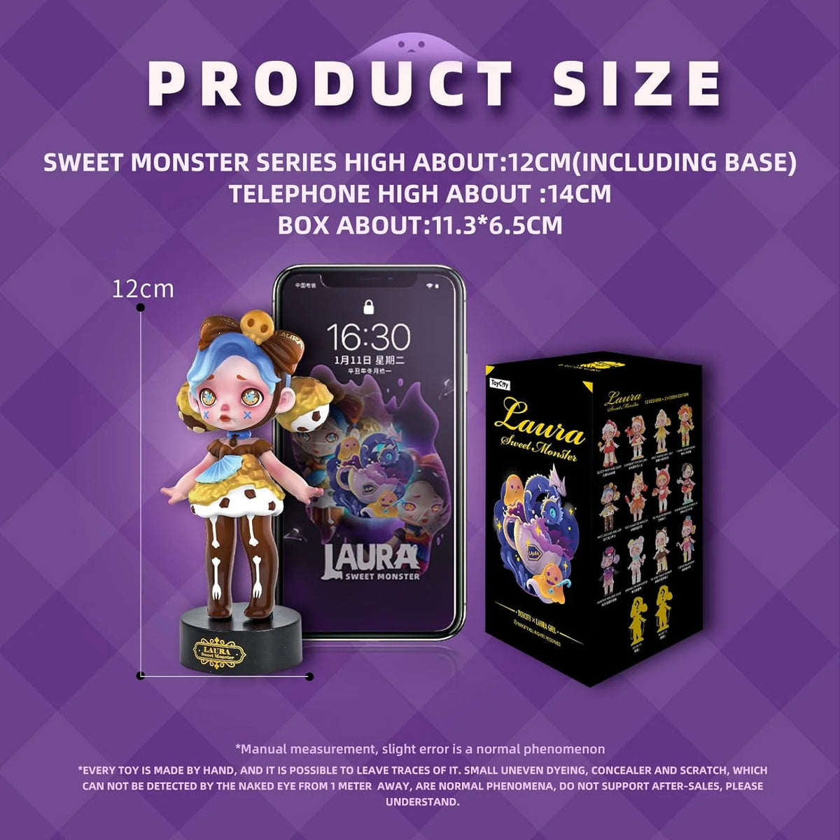 HAOHAINA Fashion Trendsetter Series Blind Box Action Figures, 12-Pack