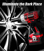 AVID POWER Cordless 1/2 Impact Wrench With 3A Li-Ion Battery