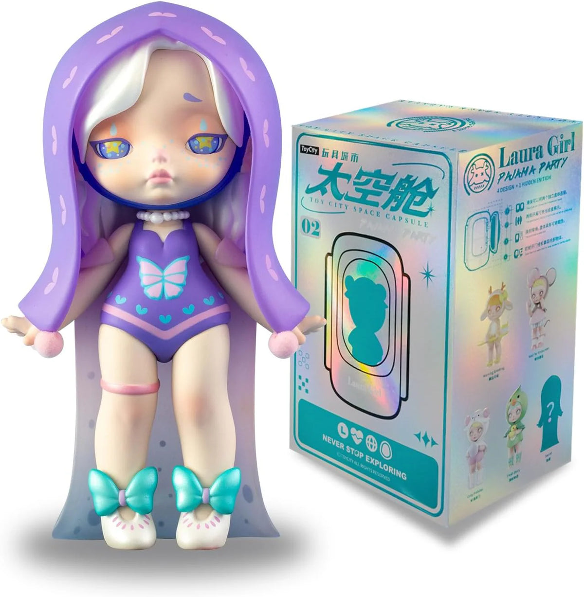 HAOHAINA Fashion Trendsetter Series Blind Box Action Figures, 12-Pack